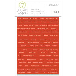 Studio Calico Seven Paper Felix Collection Gold Foil Word Stickers