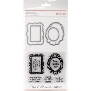 Decorative Dies And Clear Acrylic Stamps Decor Frames And Quotes