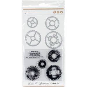 Decorative Dies And Stamp Set Cogs