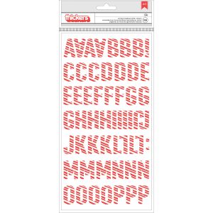 Deck The Halls Collection Christmas Thickers Prted Chipboard Ella