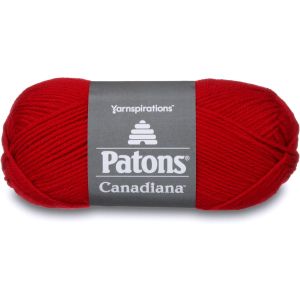 Spinrite Patons Canadiana Yarn Solids Cardinal 1 Pack of 2 Skein