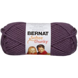 Spinrite Bernat Softee Chunky Yarn Dark Mauve 1 Pack of 9 Skein