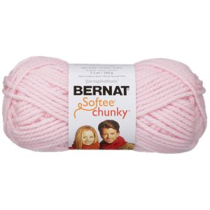 Spinrite Bernat Softee Chunky Yarn Baby Pink 1 Pack of 9 Skein