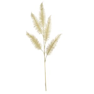 Seasonal Floral Christmas Fern Pick With Champagne Glitter 3.9 X 37 X 1.97 Inches