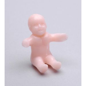 Baby Shower Accents Mini Plastic Babies Pink