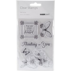 Ooh La La Collection Clear Acrylic Stamps