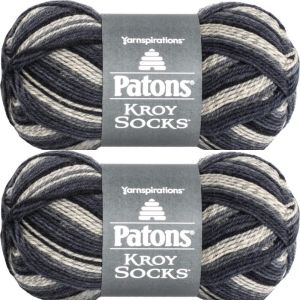 Spinrite Patons Kroy Socks Yarn Eclipse Stripes 1 Pack of 2 Skein