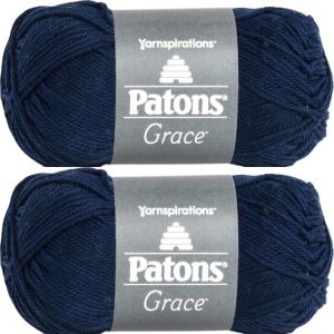 Spinrite Patons Grace Yarn Navy 1 Pack of 2 Skein