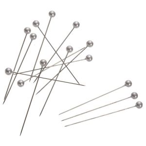 Corsage Pins Round Head Pearlized 2 1 2 Inches