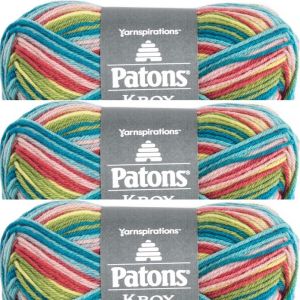 Spinrite Patons Kroy Socks Yarn Meadow Stripes 1 Pack of 3 Skein