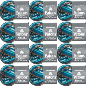 Spinrite Patons Kroy Socks Yarn Route 66 Jacquard 1 Pack of 12 Skein