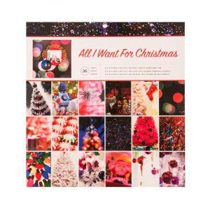 Holiday Single Sided Paper Pad All I Want For Christmas
