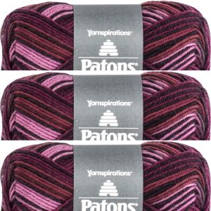 Spinrite Patons Kroy Socks Yarn Amethyst Stripes 1 Pack of 3 Skein