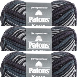 Spinrite Patons Kroy Socks Yarn Tourmaline Stripes 1 Pack of 3 Skein