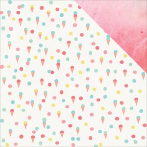 Party Time 12 X 12 Inches Collection Double Sided Paper Double Scoop