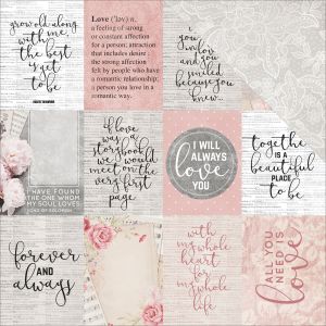 P S I Love You Collection 12 X 12 Double Sided Paper Fondness