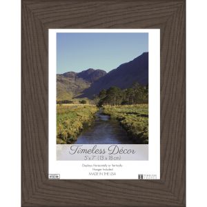 Timeless Decor Shea 5 X 7 Wood Picture Frame Espresso