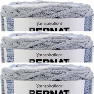 Spinrite Bernat Baby Blanket Stripes Yarn Above The Clouds 1 Pack of 3 Skein