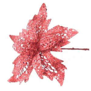 Christmas Pick Glit Po Insta 8 Inch Red