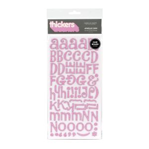 Thickers Alpha Stickers Glitter Foambubblegum 2 Sheets