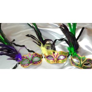 Kbw Women s Venetian Styled Eye Three Multiclor Masks