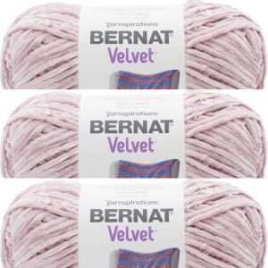 Spinrite Bernat Velvet Yarn Smokey Violet 1 Pack of 3 Skein
