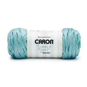 Spinrite Caron Simply Soft Speckle Yarn Abyss 1 Pack of 3 Skein