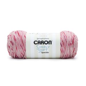 Spinrite Caron Simply Soft Speckle Yarn Lipstick 1 Pack of 3 Skein