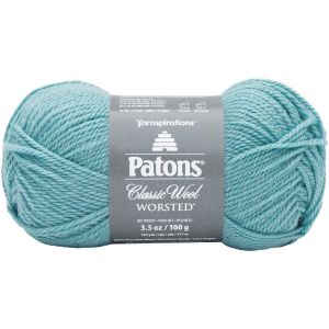 Spinrite Patons Classic Wool Yarn Teal Chalk 1 Pack of 5 Skein