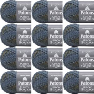 Spinrite Patons Kroy Socks FX Yarn Deep Sea 1 Pack of 12 Skein