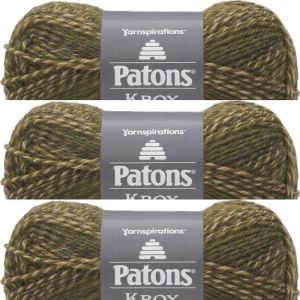 Spinrite Patons Kroy Socks FX Yarn Mossy 1 Pack of 3 Skein