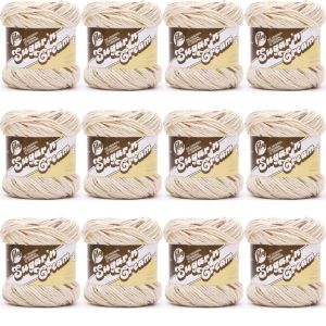 Spinrite Lily Sugar n Cream Yarn Ombres Super Size Sonoma 1 Pack of 12 Skein