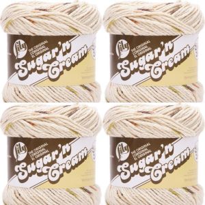 Spinrite Lily Sugar n Cream Yarn Ombres Super Size Sonoma 1 Pack of 4 Skein