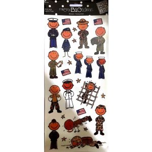 Me And My Big Idea Stickers Military Kids