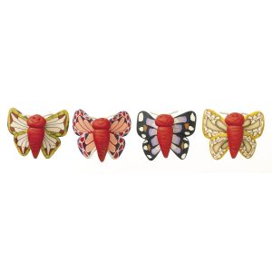 Fimo Clay Animals Butterflies Assorted Color 1 Inch
