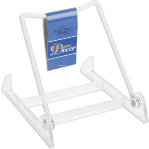 Adjustable Easel Display Stand 4.5 Inches White