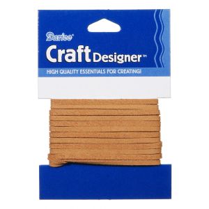 3Mm Sueded Cording Beige 3 Yards