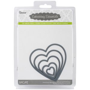Embossing Essentials Dies Nesting Hearts
