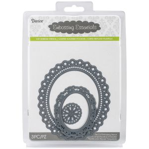 Embossing Essentials Dies Oblong Doily Frame