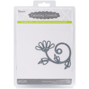 Embossing Essentials Dies Flower Swirl with Open Petal