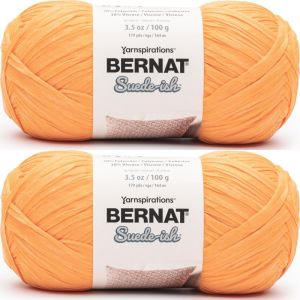 Spinrite Bernat Suede ish Yarn Honeycomb 1 Pack of 2 Skein
