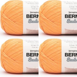 Spinrite Bernat Suede ish Yarn Honeycomb 1 Pack of 4 Skein