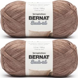 Spinrite Bernat Suede ish Yarn Mahogany 1 Pack of 2 Skein