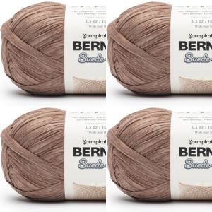 Spinrite Bernat Suede ish Yarn Mahogany 1 Pack of 4 Skein