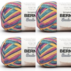 Spinrite Bernat Suede ish Yarn Gems 1 Pack of 4 Skein