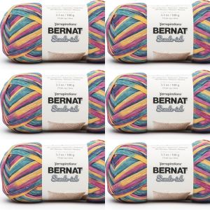 Spinrite Bernat Suede ish Yarn Gems 1 Pack of 6 Skein