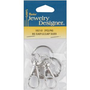 Jewelry Designer Slimpack Silver Metal Findings?Big Clasp