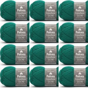 Spinrite Patons Canadiana Yarn Solids Wax Leaf 1 Pack of 12 Skein