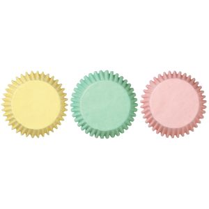 Wilton Mini Baking Cups-Pastels 100 Per Pkg 