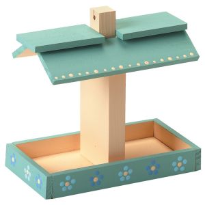 Wood Model Kit Bird Feeder 8 X 3.5 Inches